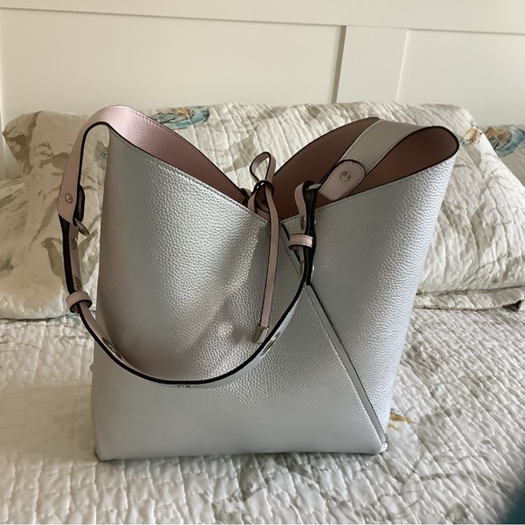 EUC 2 pc Parfois two way silver and pink bag - Picture 3 of 3